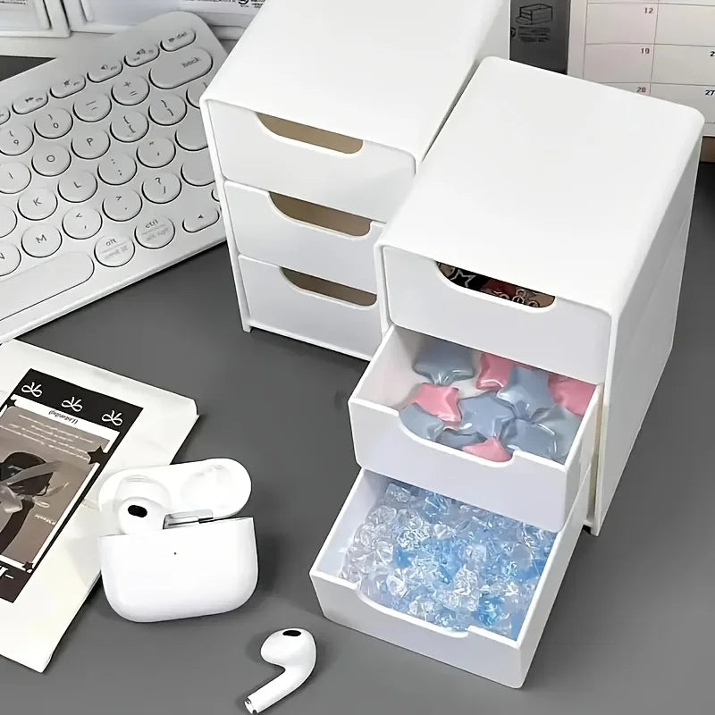 3-Tier Desk Organizer with Drawers | Nestify