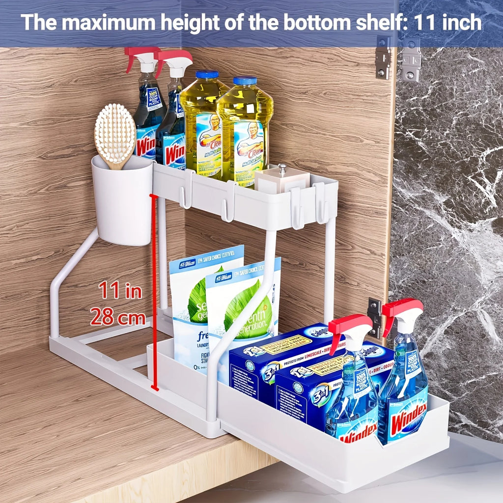 2-Tier Under Sink Organizer | Nestify