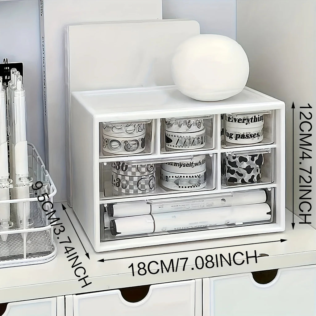1 Piece Large Capacity Desktop Organizer with Drawer | Nestify