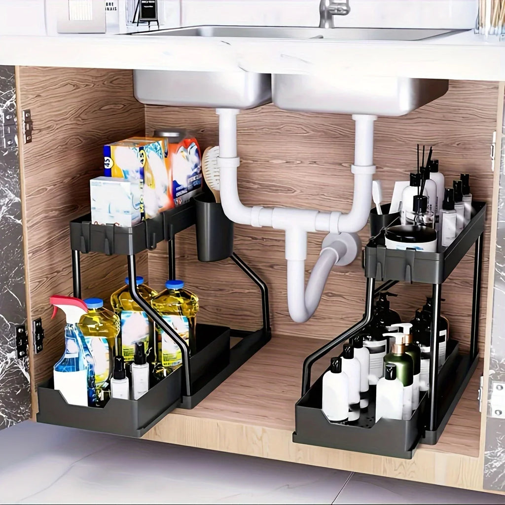 2-Tier Under Sink Organizer | Nestify