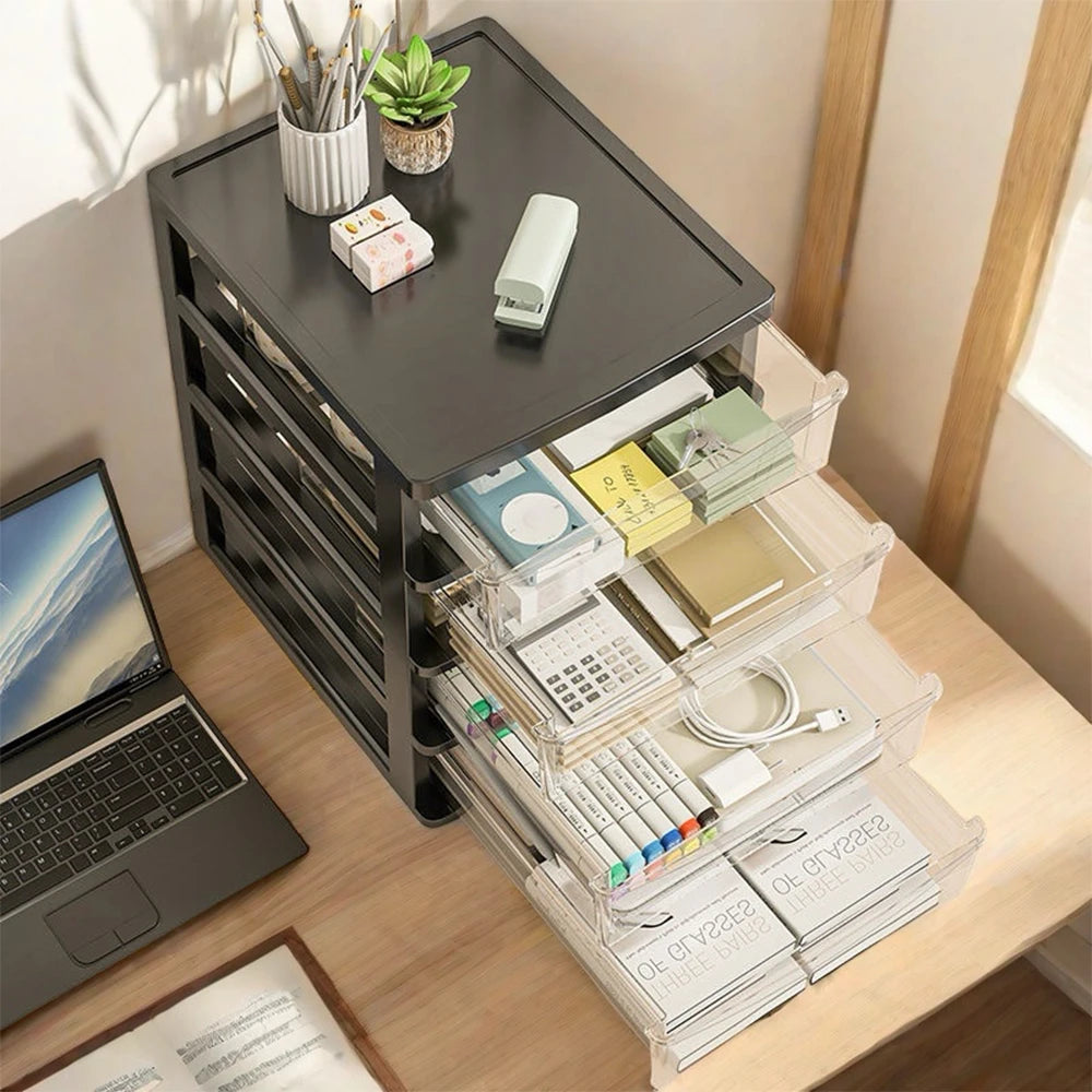 2-6 Layer Desktop Storage Box | Nestify