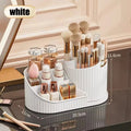 360° Rotating Vanity Makeup Organizer with Brush Holder | Nestify