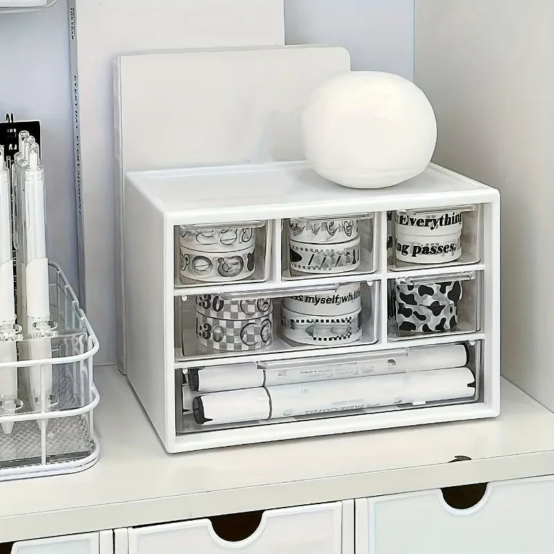 1 Piece Large Capacity Desktop Organizer with Drawer | Nestify