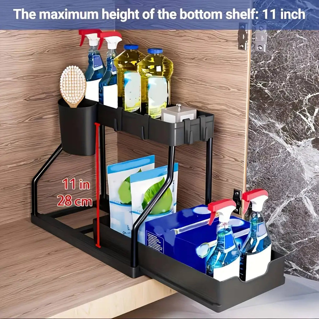 2-Tier Under Sink Organizer | Nestify