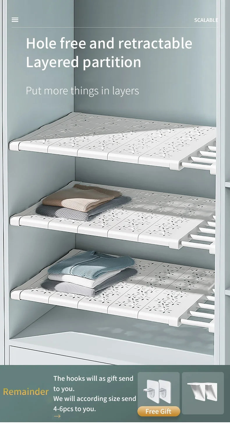 Expandable Closet Shelf Dividers | Nestify
