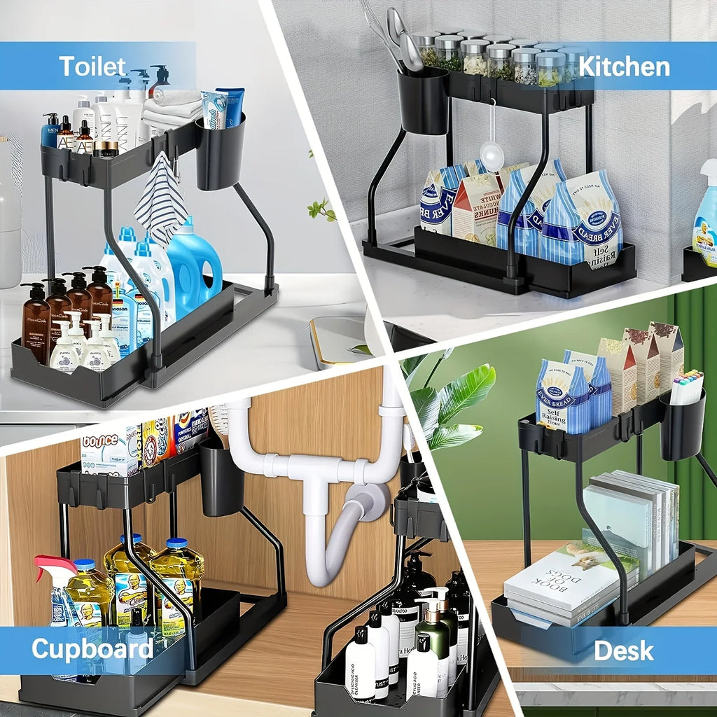 2-Tier Under Sink Organizer | Nestify