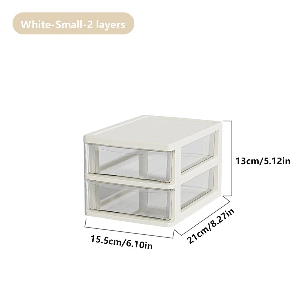 2-6 Layer Desktop Storage Box | Nestify