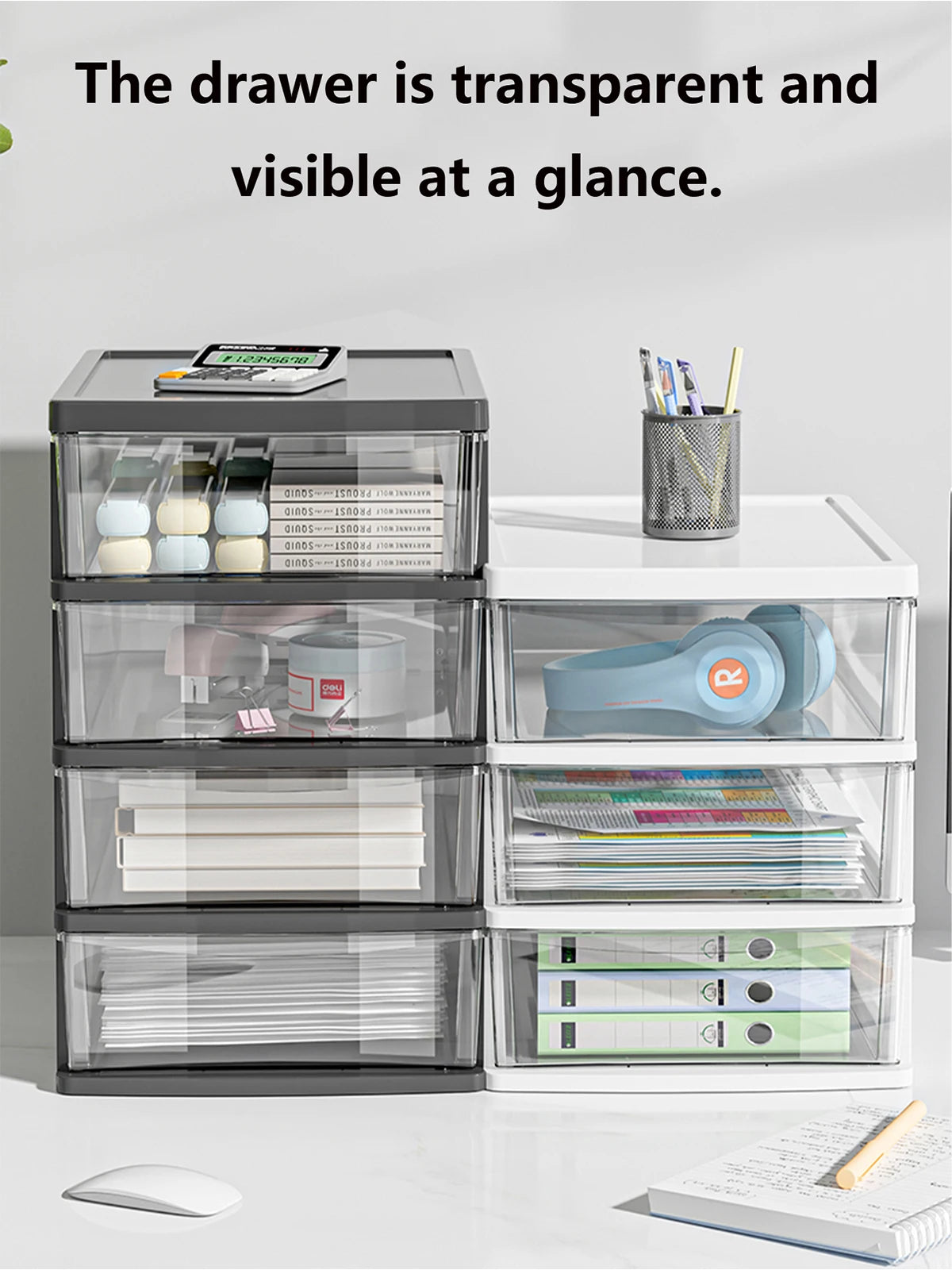 2-6 Layer Desktop Storage Box | Nestify