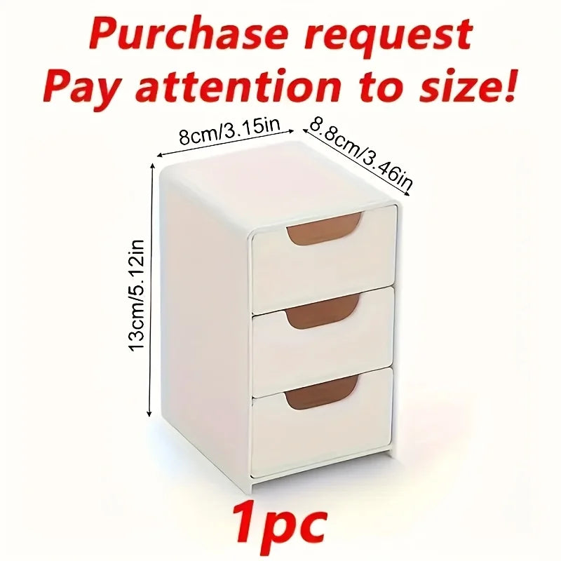 3-Tier Desk Organizer with Drawers | Nestify