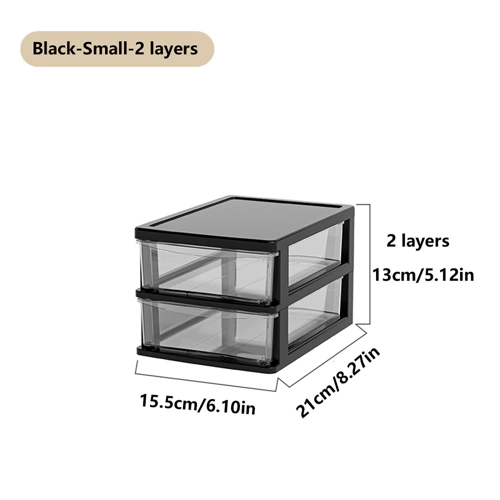 2-6 Layer Desktop Storage Box | Nestify