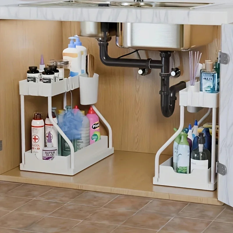 2-Tier Under Sink Organizer | Nestify