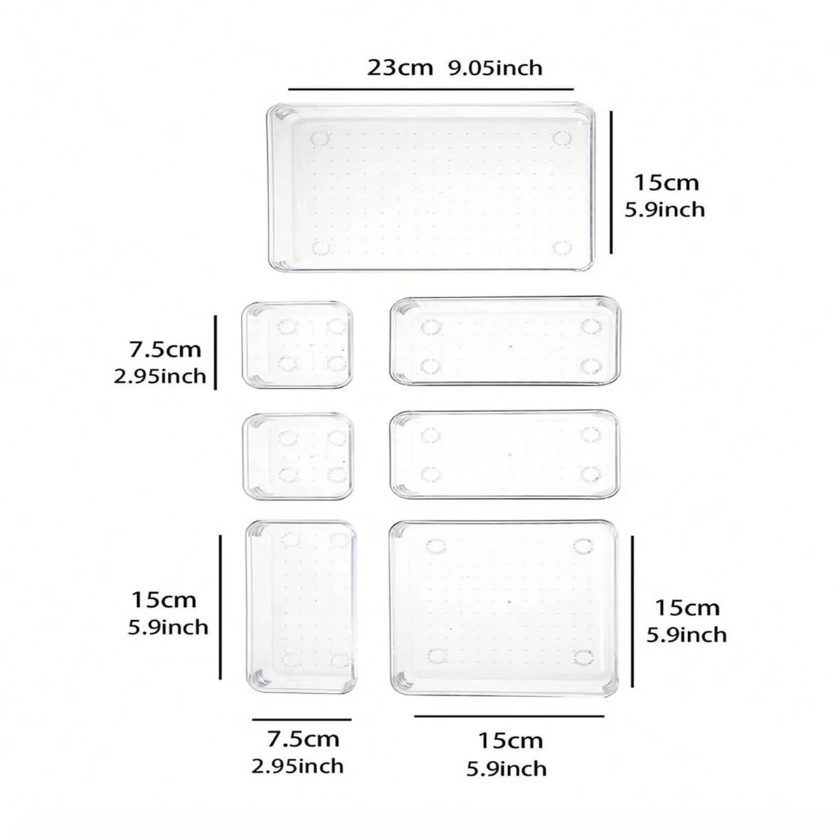 7-Piece Drawer Organizer Set | Nestify